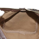 FENDI Zucca Canvas Boston Bag Black Brown gold Auth gh1424-21