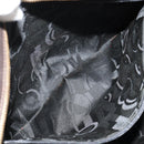 Salvatore Ferragamo Vala Tote Bag Canvas Brown Silver Auth gh1425-28