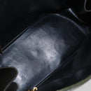 Salvatore Ferragamo Hand Bag Leather 2way Khaki Gold Auth gh1429-21