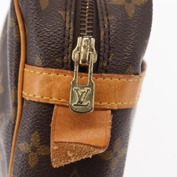 LOUIS VUITTON Monogram Compiegne 28 Clutch Bag M51845 LV Auth gh1430