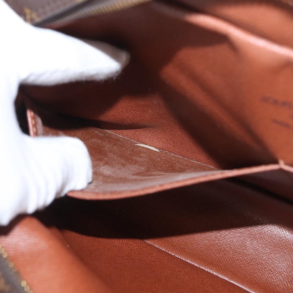 LOUIS VUITTON Monogram Compiegne 28 Clutch Bag M51845 LV Auth gh1430