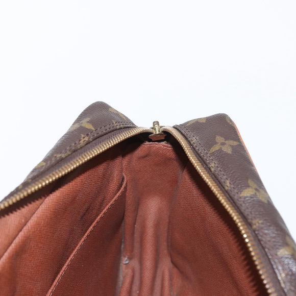 LOUIS VUITTON Monogram Compiegne 28 Clutch Bag M51845 LV Auth gh1433