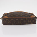 LOUIS VUITTON Monogram Compiegne 28 Clutch Bag M51845 LV Auth gh1433-7