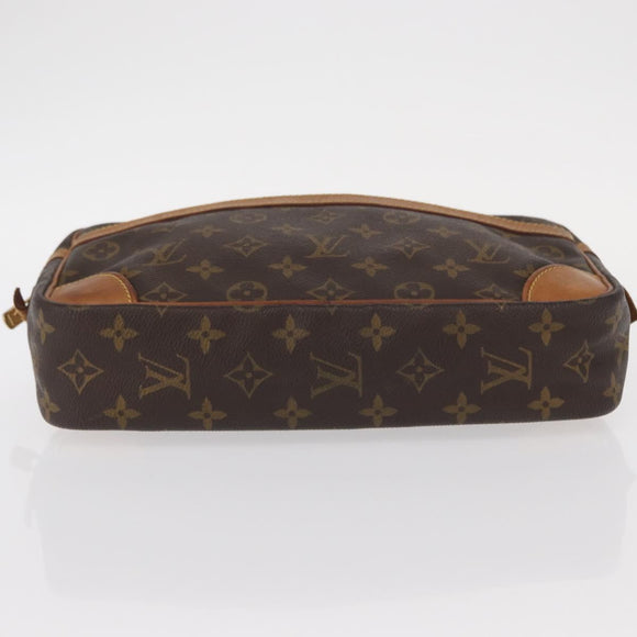 LOUIS VUITTON Monogram Compiegne 28 Clutch Bag M51845 LV Auth gh1433