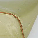 LOUIS VUITTON Monogram Vernis Houston Hand Bag Gris M91053 LV Auth gh1434-8