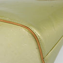 LOUIS VUITTON Monogram Vernis Houston Hand Bag Gris M91053 LV Auth gh1434-16