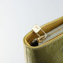 LOUIS VUITTON Monogram Vernis Houston Hand Bag Gris M91053 LV Auth gh1434-19