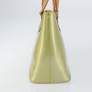 LOUIS VUITTON Monogram Vernis Houston Hand Bag Gris M91053 LV Auth gh1434-3