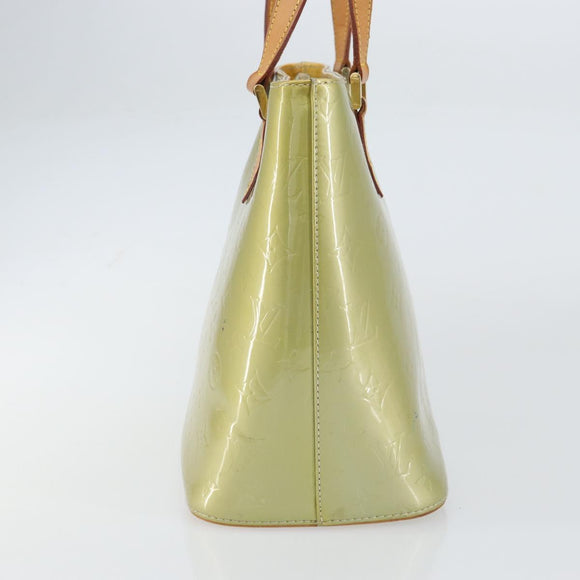 LOUIS VUITTON Monogram Vernis Houston Hand Bag Gris M91053 LV Auth gh1434