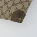 GUCCI GG Supreme Web Sherry Line Tote Bag PVC Beige 002 63 0048 Auth gh1436-15