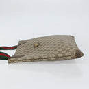GUCCI GG Supreme Web Sherry Line Tote Bag PVC Beige 002 63 0048 Auth gh1436-4