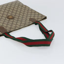GUCCI GG Supreme Web Sherry Line Tote Bag PVC Beige 002 63 0048 Auth gh1436-7