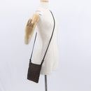 FENDI Zucchino Canvas Shoulder Bag Brown Auth gh1439-25