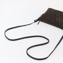 FENDI Zucchino Canvas Shoulder Bag Brown Auth gh1439-8