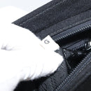 PRADA Chain Shoulder Bag cotton Black Auth gh1441-11