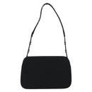 PRADA Chain Shoulder Bag cotton Black Auth gh1441-2