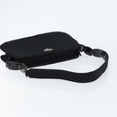 PRADA Chain Shoulder Bag cotton Black Auth gh1441-7