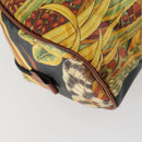 Salvatore Ferragamo Botanical Pattern Shoulder Bag PVC Multicolor Auth gh1445-13