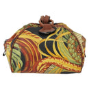 Salvatore Ferragamo Botanical Pattern Shoulder Bag PVC Multicolor Auth gh1445-2