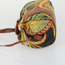Salvatore Ferragamo Botanical Pattern Shoulder Bag PVC Multicolor Auth gh1445-5