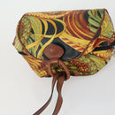 Salvatore Ferragamo Botanical Pattern Shoulder Bag PVC Multicolor Auth gh1445-6