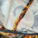 Salvatore Ferragamo Botanical Pattern Boston Bag PVC Multicolor Gold Auth gh1446-16