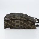 FENDI Zucca Canvas Tragetasche Schwarz Braun Auth gh1447-3
