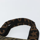 FENDI Zucca Canvas Tragetasche Schwarz Braun Auth gh1447-8