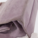 PRADA Hand Bag Suede Purple Silver Auth gh1452-9