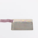 PRADA Hand Bag Suede Purple Silver Auth gh1452-22