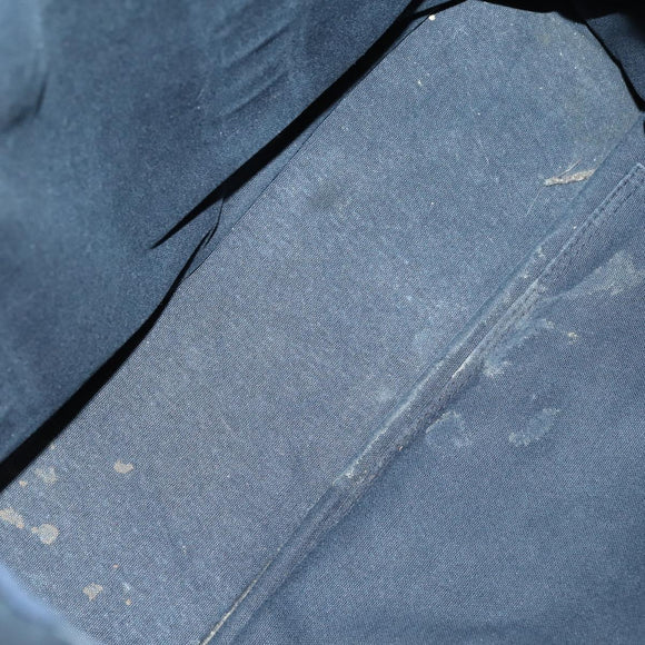 HERMES PRADA Hand Bag Canvas nylon 2 Set Black Navy Auth gh1454