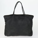 HERMES PRADA Hand Bag Canvas nylon 2 Set Black Navy Auth gh1454-3