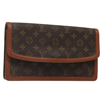 LOUIS VUITTON Monogram Pochette Dam GM Clutch Bag M51810 LV Auth gh146