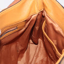 MCM Vicetos Logogram Shoulder Bag Leather Brown Gold Auth gh1463-18