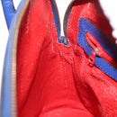 CELINE Hand Bag Leather Blue Gold Auth gh1466-18