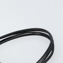 Christian Dior Hand Bag Leather Black Silver Auth gh1468-8
