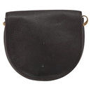 Christian Dior Shoulder Bag Leather Brown Gold Auth gh1469-2