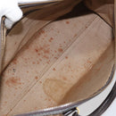 Christian Dior Trotter Canvas Boston Tasche Braun Gold Auth gh1472-11
