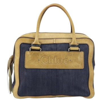 Chloe Tote Bag Denim Blue Auth gh1478 - 0
