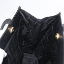 Salvatore Ferragamo Vala Tote Bag Leather Black Gold Auth gh1481-17
