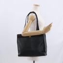 Salvatore Ferragamo Vala Tote Bag Leather Black Gold Auth gh1481-21