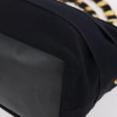 Salvatore Ferragamo Vala Hand Bag Canvas Navy Gold Auth gh1482-13