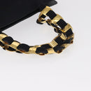 Salvatore Ferragamo Vala Hand Bag Canvas Navy Gold Auth gh1482-7