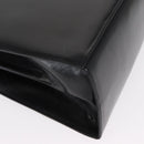 Salvatore Ferragamo Gancini Hand Bag Leather 2way Black Gold Auth gh1484-15