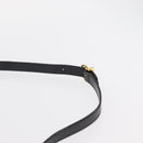 Salvatore Ferragamo Gancini Hand Bag Leather 2way Black Gold Auth gh1484-8