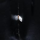 PRADA Hand Bag Leather 2way Black Gold Auth gh1488-12