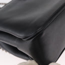Christian Louboutin Studs Chain Shoulder Bag Leather Black Silver Auth gh1489-15