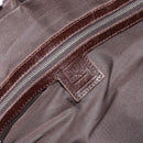 FENDI Zucca Canvas Hand Bag Black Brown Auth gh1494-15