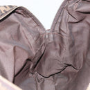 FENDI Zucca Canvas Hand Bag Black Brown Auth gh1494-18