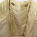 BURBERRY Blue Label Tote Bag Nylon Silver Beige Auth gh1498-18